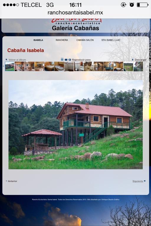 הוילה Refugio Cabanas Santa Isabel מראה חיצוני תמונה