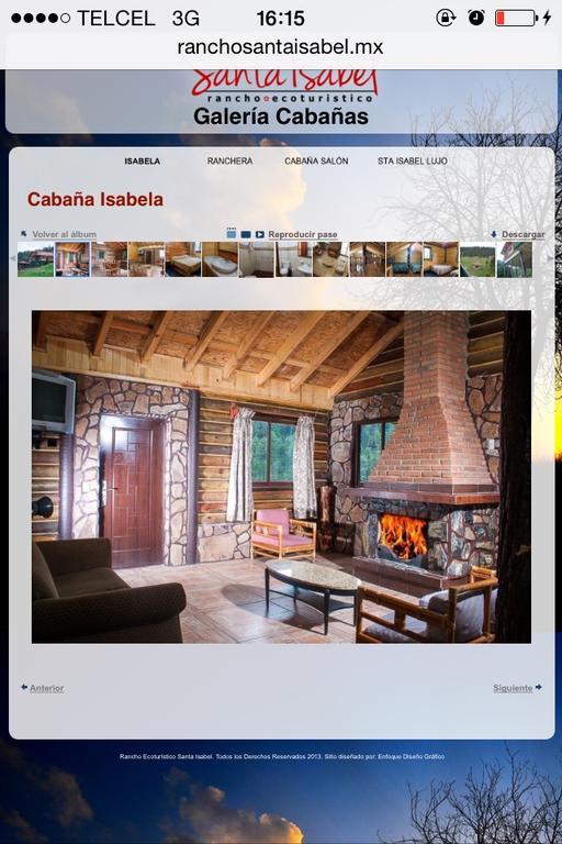 הוילה Refugio Cabanas Santa Isabel מראה חיצוני תמונה