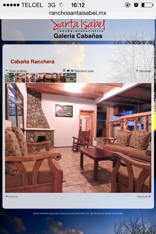 הוילה Refugio Cabanas Santa Isabel מראה חיצוני תמונה
